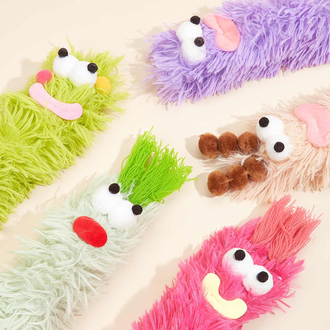 Crazy fluffy lady toy